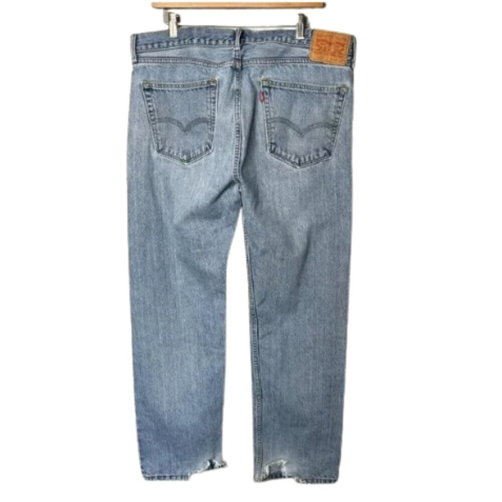 Levi's Jeans Men's 505 Straight Leg Blue Denim 38x32‎ Classic Fit
